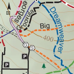 Trail Ventures BC Vancouver North Shore trail map - GPS Based - hiking, backpacking, mountaineering, mountain biking